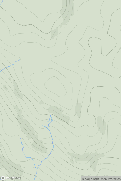 Thumbnail image for Meall Reamhar [Loch Tay to Perth] [NN679278] showing contour plot for surrounding peak